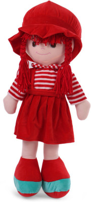 

My Baby Excel Plush Doll Red with Stripes 45 cm - 45 cm(Red)