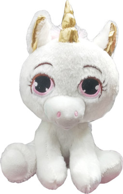 My Baby Excels Baby Unicorn Plush - White 24cm - 24 cm(White)