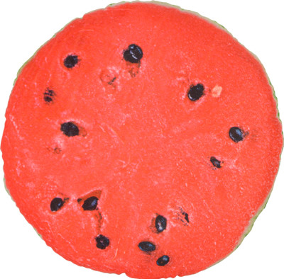 Deals India 3D Creative Plush Squishy Fruit pillow Back Cushion - watermelon (35 cm) - 35 cm(Multicolor)