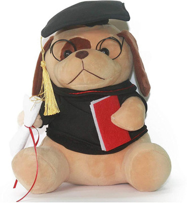 

Unicorn Soft Toys Stuffed Soft Musical Puppy for kids - 25 cm(Brown)