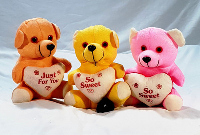 

YEAMKE BEAR - 18 cm(Green, Yellow, SILVAR), Green;silvar;yellow