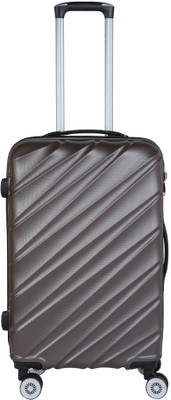 

3G 8023 Combat Series ABS 20inch / 55cms Hard Sideded Luggage Trolley Suitcase (WHITE) Cabin Luggage -  Inch Cabin Luggage -  inch(Brown