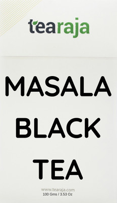 

Tearaja Masala Black Tea 100 GMS | Contains Tulsi, Cloves, Black Pepper, Cinnamon, Cardamom Masala Tea(100 g, Vacuum Pack)