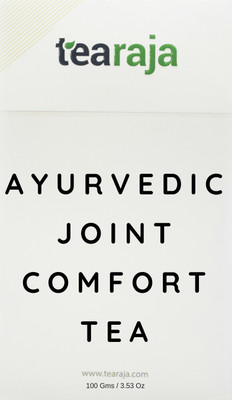 

Tearaja Ayurvedic Joint Comfort Tea, 100 Gms | Makes 50 Cups | Strengthen Body Muscles & Bones | Reduce Pain & Stiffness | Contains- Organic Green Tea,Turmeric,Seasame Seeds, Ginger & more | 100 % Natural & Safe | Herbal Tea | Nitrogen Flushed & Vacuum Se
