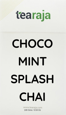 

Tearaja Choco Mint Splash Chai 100 GMS | Contains Chocolate, Mint, Cardamom Tea(100 g, Vacuum Pack)