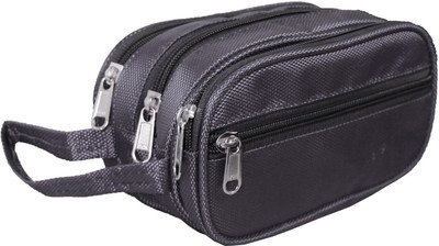 

Best Bags Large size Triple Section Shaving bag Multipupose bag Travel Shaving Bag(Black)