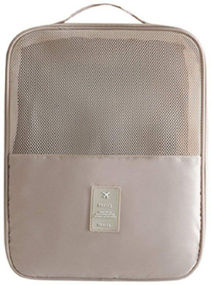 

LS Letsshop Shoe Pouch Travel Toiletry Kit(Beige)