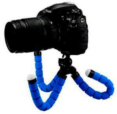 

BUY SURETY Universal Lightweight Flexible Octopus Mini Gorilla Tripod for DSLRs, Digital Cameras and Smartphones with Attachment Tripod(Blue, Supports Up to 1000)