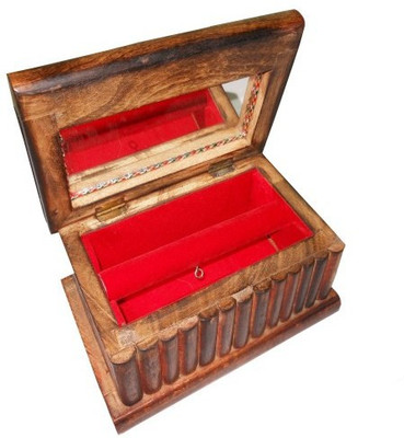 

Art House Wooden Bangle Box Party ware Vanity Box(Brown)
