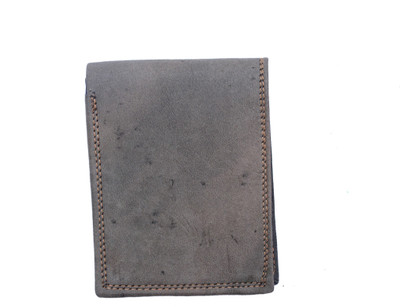 

BLES Men Grey Artificial Leather Wallet(5 Card Slots), Light grey