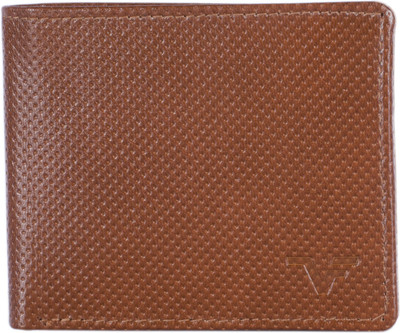 

Vener Fabica Men Tan Genuine Leather Wallet(7 Card Slots)