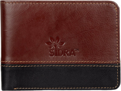 

Sidra Men Maroon Genuine Leather Wallet(10 Card Slots)
