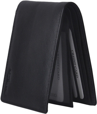 

Tamanna Men Casual Black Genuine Leather Wallet(6 Card Slots)