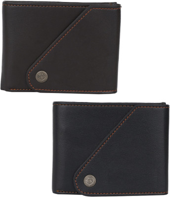 

Peacock Mundkar Boys Black, Brown Artificial Leather Wallet(6 Card Slots)