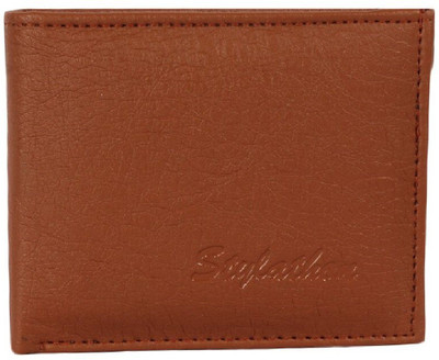

Stylathon Men Brown Genuine Leather Wallet(6 Card Slots)