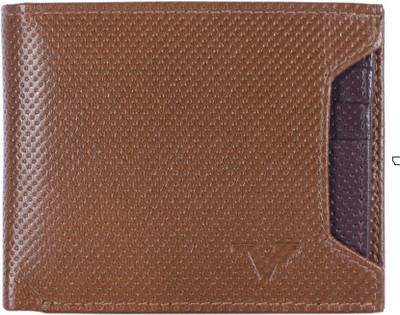 

Vener Fabica Men Brown Genuine Leather Wallet(7 Card Slots), Tan