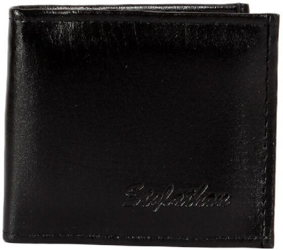 

Stylathon Men Black Genuine Leather Wallet(6 Card Slots)