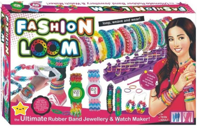 

TOYGALAXY Fashion Loom Jumbo Band Jewelery & Watch Maker(MORE THAN 1000+ PARTS)