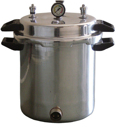 

VITTICO 2 Kw 40L Mirror Finish Pressure Cooker Type Portable Autoclave Dental Manual Autoclave
