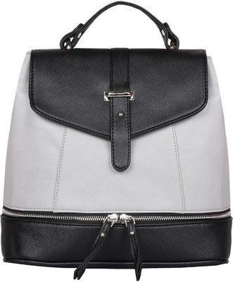 

Lychee Bags Sandra 17 L Backpack(Black, Grey)
