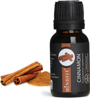 

Hindfit 100% pure Cinnamon Essential Oil therapeutic grade for Aromatherapy, Spa(15 ml)