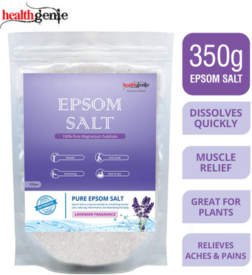 

Healthgenie Epsom Salt with Lavender Fragrance for Relaxation and Pain Relief(350 g)