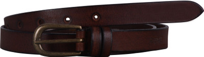 

Rene Women Casual Brown Genuine Leather Belt