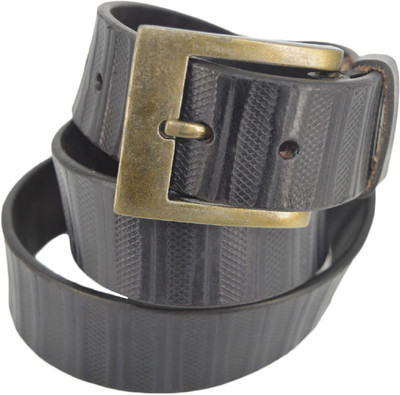 

Leather Pavilion Men Casual Black Genuine Leather Belt