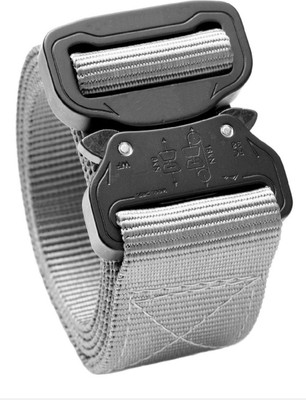 

CONTACTS Men Casual, Party, Formal, Evening Grey Nylon Belt