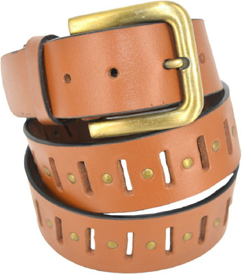 

Leather Pavilion Men Casual Tan Genuine Leather Belt