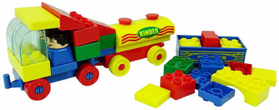 

Bluwings Tanker & Dumper Vehicle Blocks Set For Kids(Min. Age 3 Yrs)(Multicolor)