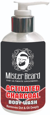 

Mister Beard ACTIVATED CHARCOAL BODY WASH 200ML(200 ml)