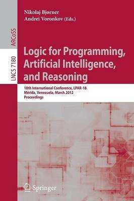 Logic for Programming, Artificial Intelligence, and Reasoning(English, Paperback, unknown)