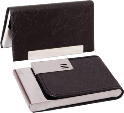 

iHomes ATM / Visiting / Credit Card Holder For Men & Women 10 Card Holder(Set of 2, Multicolor)