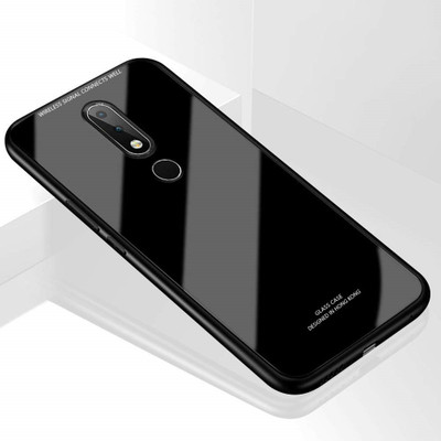 Vodex Back Cover for Nokia 6.1 Plus(Black, Grip Case)