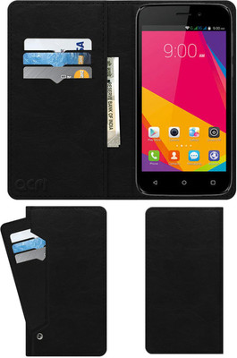 ACM Flip Cover for Mtech Ace9(Black, Cases with Holder, Pack of: 1)