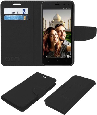 ACM Flip Cover for Intex Staari 11(Black, Cases with Holder, Pack of: 1)