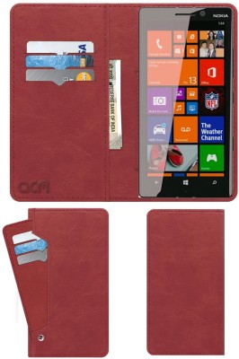 ACM Flip Cover for Microsoft Nokia Lumia 930(Red, Cases with Holder, Pack of: 1)