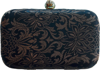 

The Indian Handicraft Store Party Black Clutch