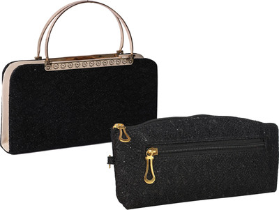 Fillincart Casual, Formal, Party Black Clutch