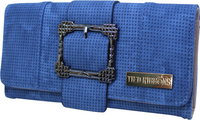 

Tied Ribbons Casual, Party Blue Clutch
