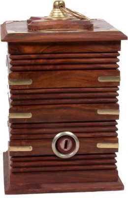 

Exreme wood Carter Money Bank Coin Bank (Brown) Coin Bank(Brown)