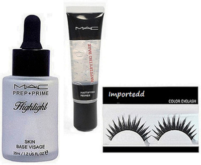 

importedd Eyelashas, Ma Highliter, Primer(Set of 3)