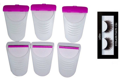 

jollity Eyelash And MAX 6 pieces body shaver Shaver For Women (Pink)(Set of 2)