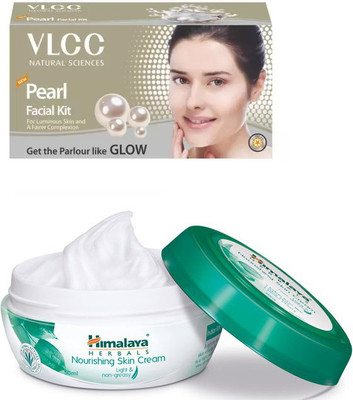 

Himalaya Nourishing Skin Cream, Pearl Facial Kit(Set of 2)
