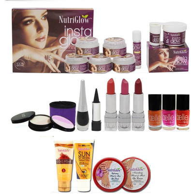 

NutriGlow Insta Glow Facila Combo(Set of 13)