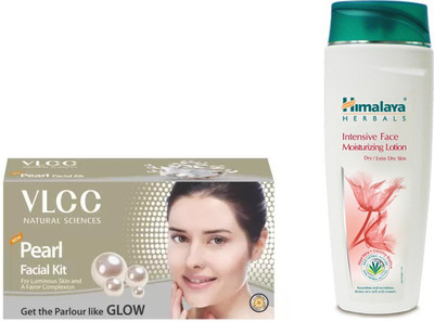 

Himalaya Intensive Face Moisturizing Lotion, Pearl Facial Kit(Set of 2)