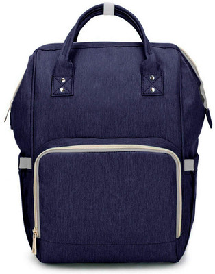 

Shanbuyers Diaper Bag, Baby Bag, Mummy Bag, Handbag, Nursery Bag Stylish Maternity Cum Travelling Backpack (Dark Blue) Backpack Diaper Bag(Dark Blue)