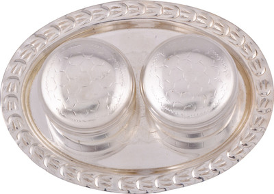

G S Museum Bowl Tray Serving Set(Pack of 3)