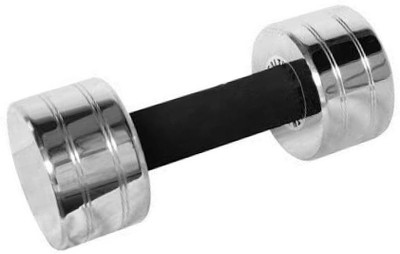 

Faiydashop 1 Pc of 5 Kg STEEL CHROME PLATED Fixed Weight Dumbbell(5 kg)